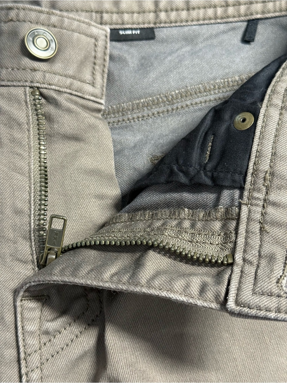 Prana Slim Fit Pants Men’s Size 30x32 Brown 5-Pocket Stretch Casual Chino Jeans - Picture 4 of 14